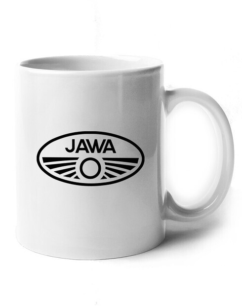 Hrnek se značkou Jawa