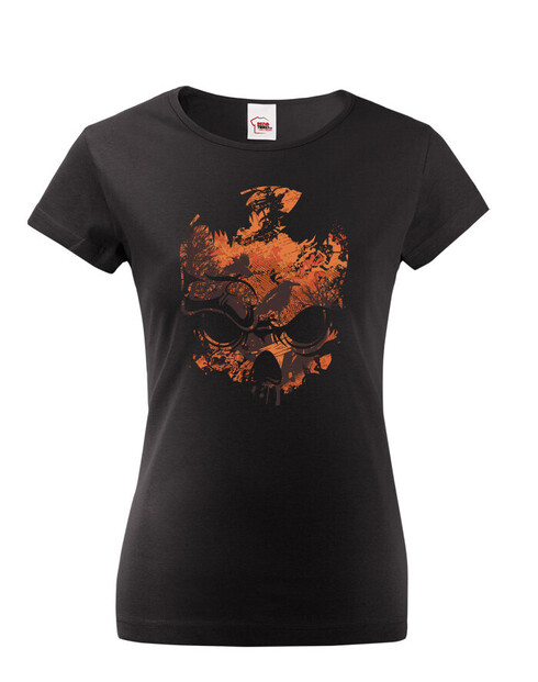 Dámské tričko Lebka