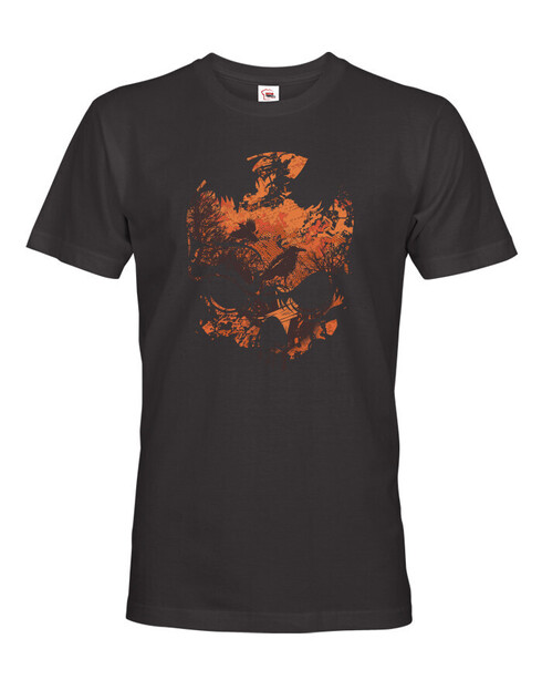 Pánské tričko Lebka