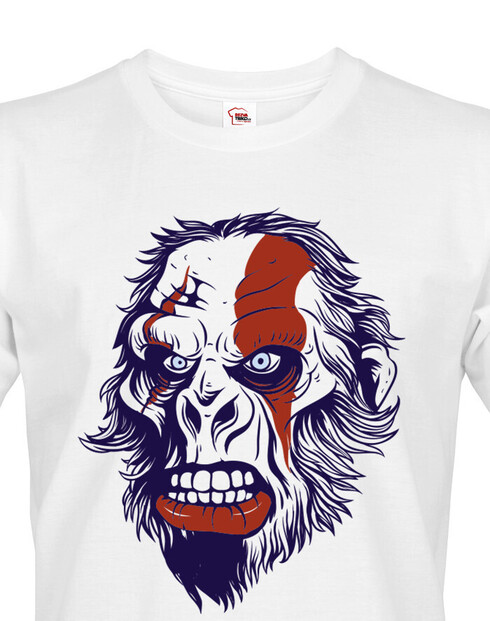 Pánské tričko Rozzlobená gorila