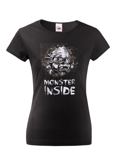 Dámské tričko Monster inside