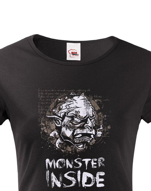 Dámské tričko Monster inside