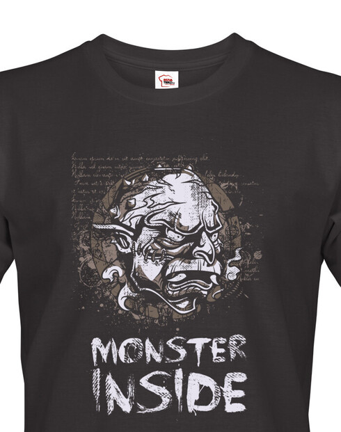 Pánské tričko Monster inside