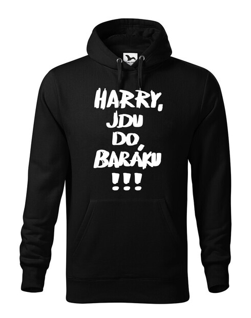 Pánská mikina Harry, jdu do baráku!!!