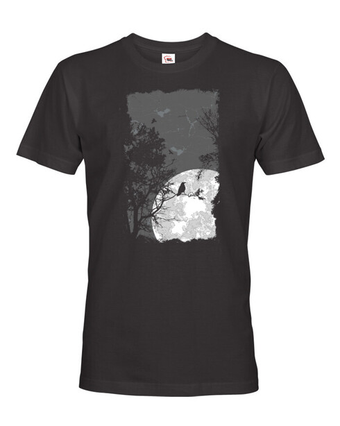 Pánské tričko Les ve tmě