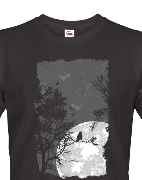 Pánské tričko Les ve tmě