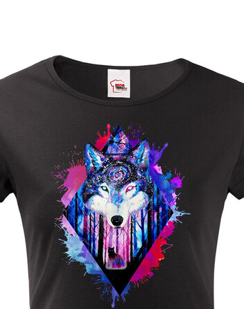 Dámské tričko Vlk