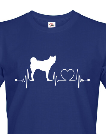 Pánské tričko American Akita tep