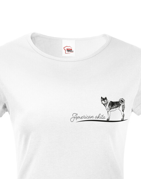 Dámské tričko American Akita 2
