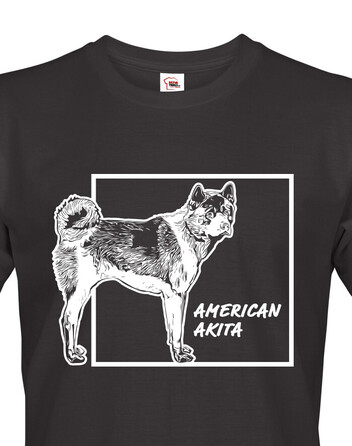 Pánské tričko American Akita