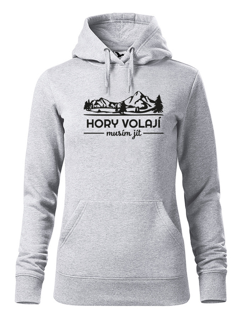 Dámská mikina Hory volají musím jít
