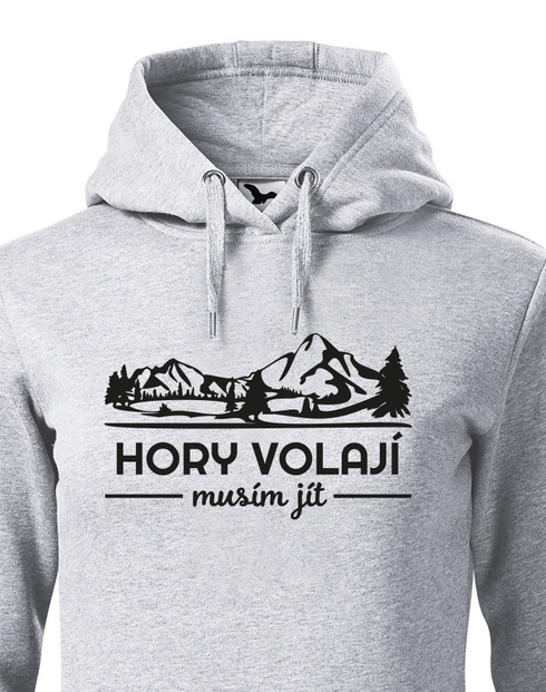 Dámská mikina Hory volají musím jít