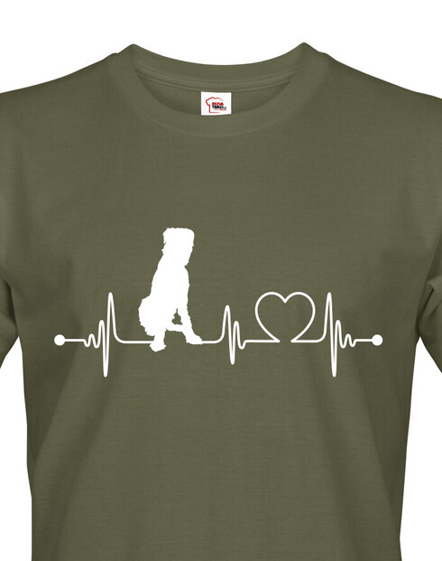 Pánské tričko Irský vlkodav tep