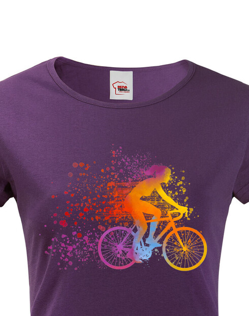 Dámské tričko Cyklistka
