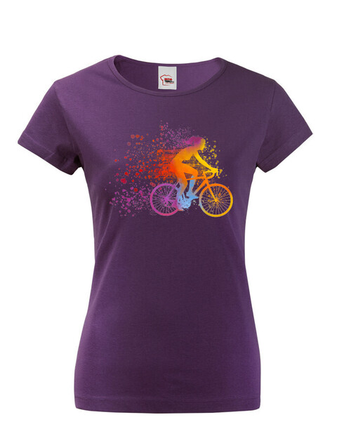 Dámské tričko Cyklistka