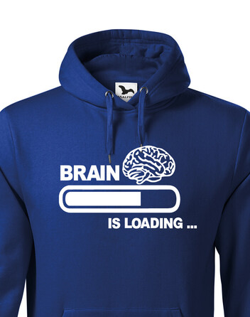 Pánská mikina - Brain is loading