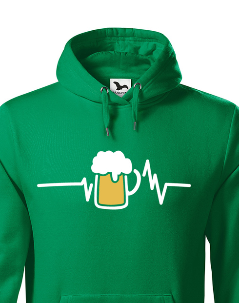 Pánská mikina s potiskem pivo