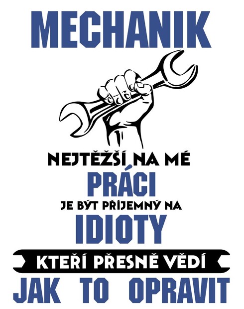 Keramický hrneček Nejtěžší na mé práci je