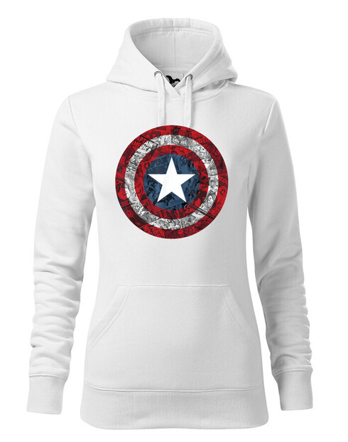 Dámská mikina Štít Kapitán Amerika