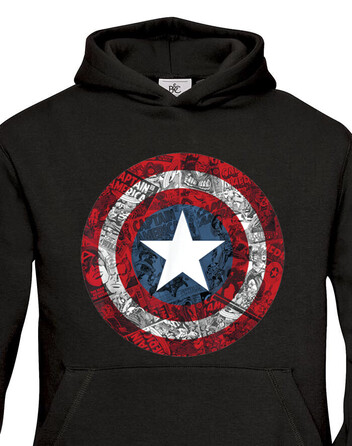 Dětská mikina Štít Kapitán Amerika