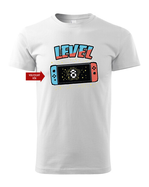 Dětské narozeninové tričko Level