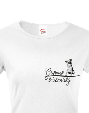 Dámské tričko Brabantský grifon