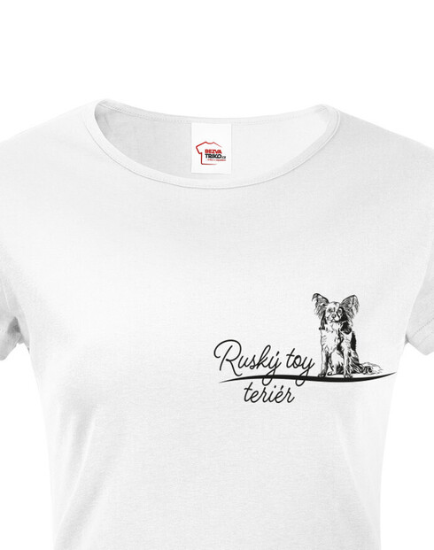 Dámské tričko Ruský toy teriér