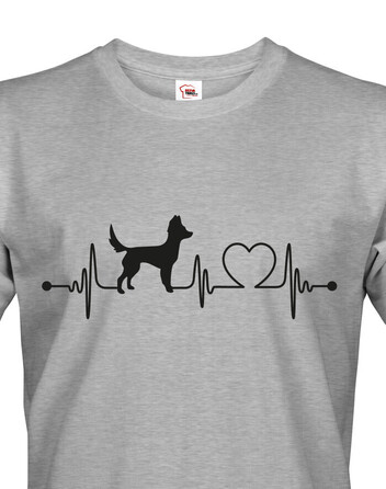 Pánské tričko Ruský toy teriér tep