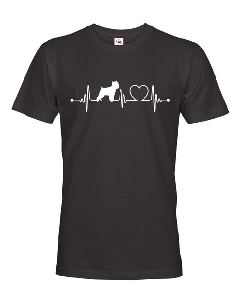 Pánské tričko Brabantský grifon tep