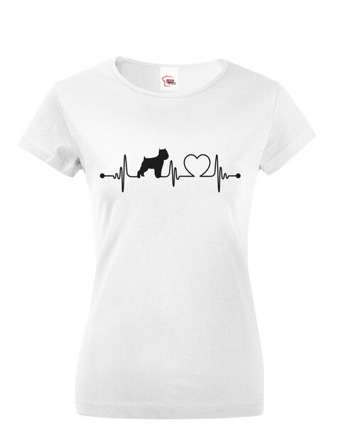 Dámské tričko Brabantský grifon tep