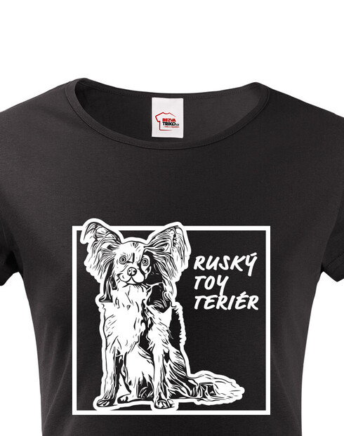 Dámské tričko Ruský toy teriér 2