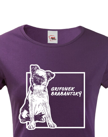 Dámské tričko Brabantský grifon 2