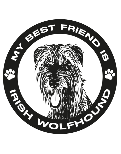 Plecháček Irský vlkodav