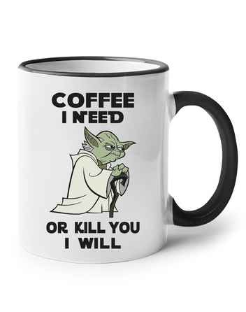 Hrneček - Yoda I need coffee