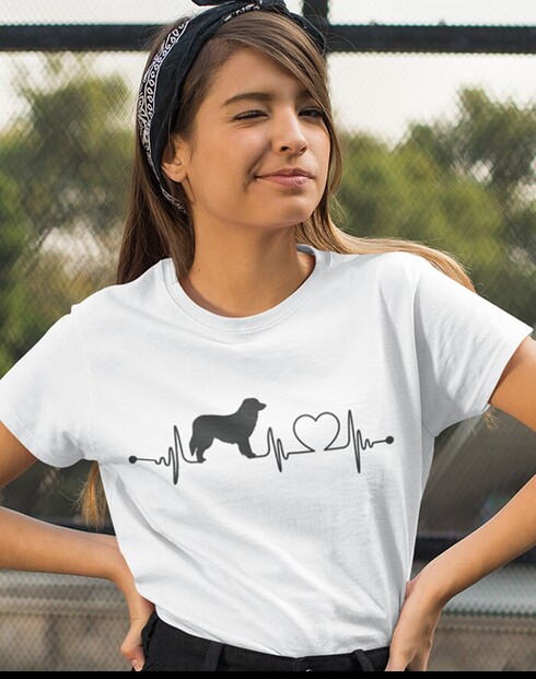 Dámské tričko Český strakatý pes tep