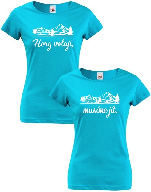 Párová trička Hory volají musíme jít