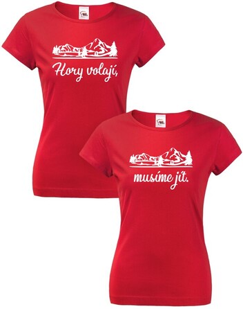 Párová trička Hory volají musíme jít