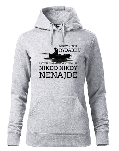 Dámská mikina Nikdy neser rybářku