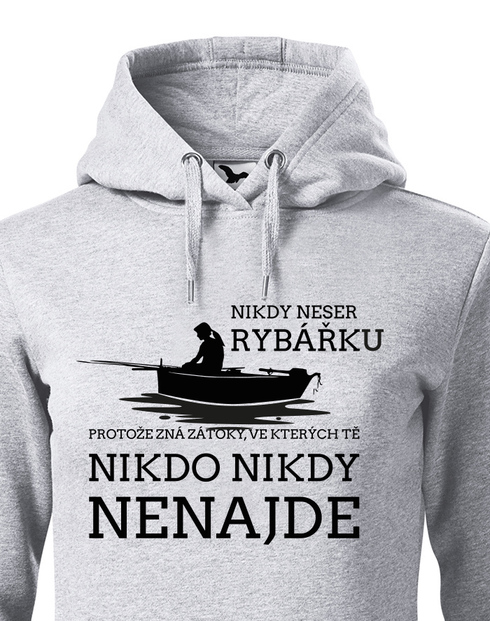 Dámská mikina Nikdy neser rybářku