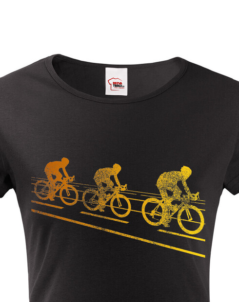 Dámské tričko cyklisté