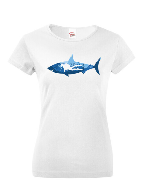 Dámské tričko Žralok