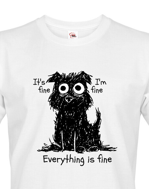 Pánské tričko Pes ve stresu