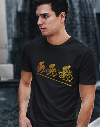 Pánské tričko cyklisté