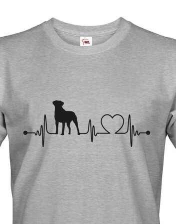 Pánské tričko Rotvajler tep