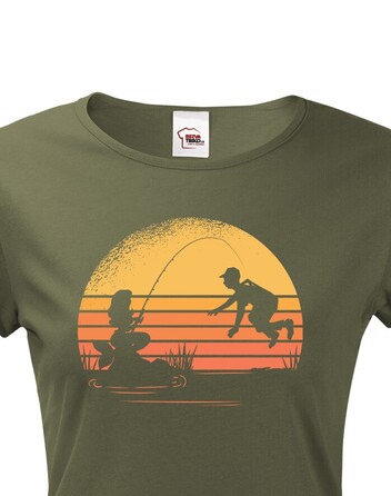 Dámské rybářské tričko Mořská panna