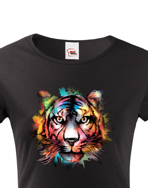 Dámské tričko Duhový tygr