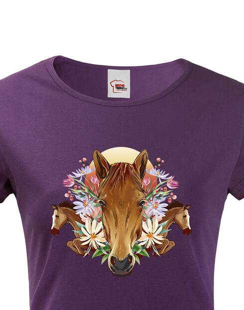 Dámské tričko s koněm