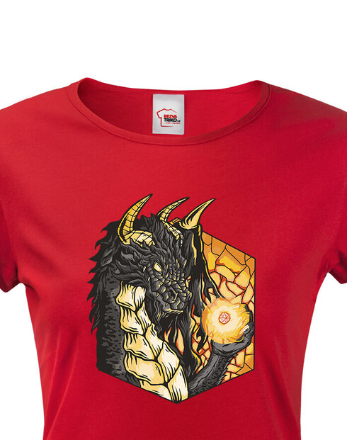 Dámské tričko Magický drak