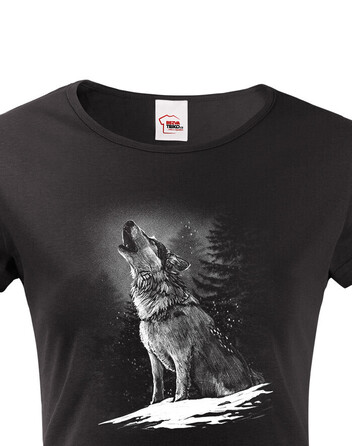 Dámské tričko Vlk