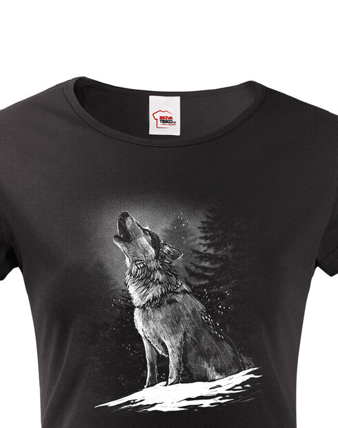 Dámské tričko Vlk